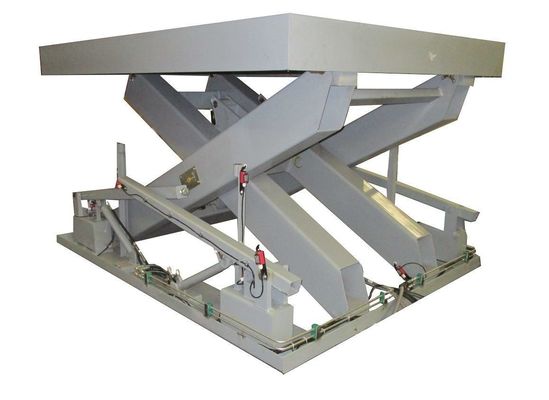 Tabela de carga hidráulica de pernas com capacidade de carga de 15000 kg e tamanho de 2700x2200 mm